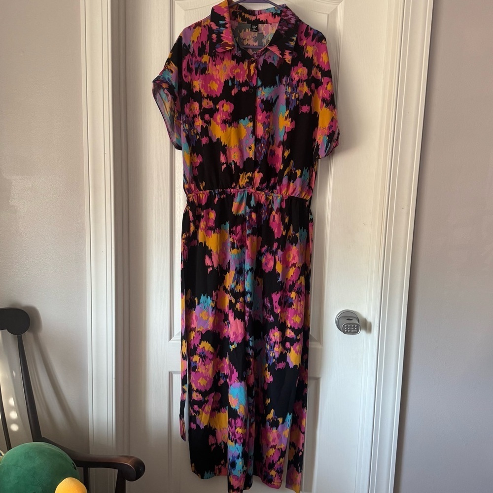 🎈 2/$5 🎈 SHEIN Multicolor Abstract Dress